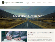 Tablet Screenshot of myinsuranceservice.net